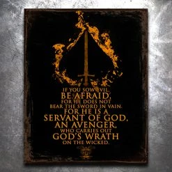 PTS Avenger Vintage Vintage Tin Sign Signs