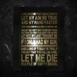 AMD American Liquid Metal - Pile Of Brass Sign