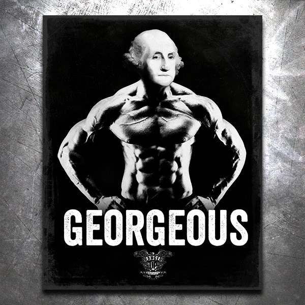 PTS Georgeous Vintage Tin Sign 3 PTS Georgeous Vintage Tin Sign