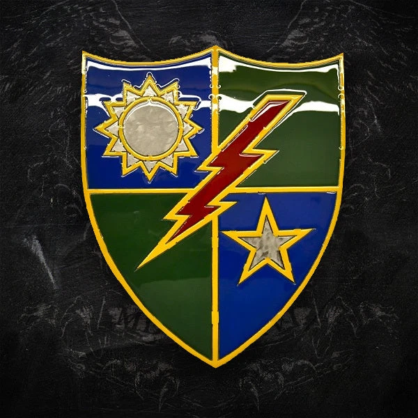 AMD American Liquid Metal - 75th Ranger Regiment DUI Sign 4 AMD American Liquid Metal - 75th Ranger Regiment DUI Sign