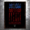 PTS Americans Loves To Fight Vintage Tin Sign 2 PTS Americans Loves To Fight Vintage Tin Sign