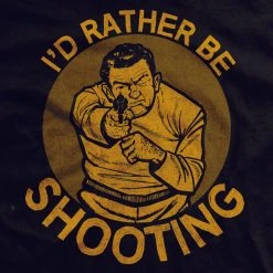 Ohio I'd Rather Be Shooting T-Shirt Men