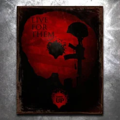 PTS Signs Live For Them Vintage Tin Sign