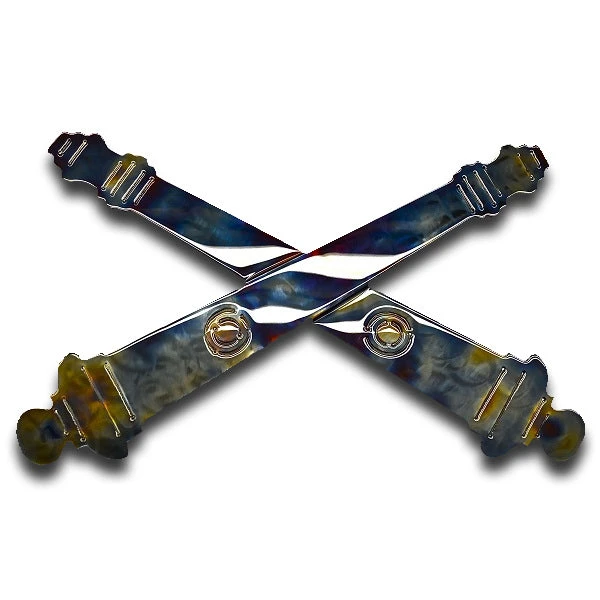 AMD American Liquid Metal - Field Artillery Crossed Cannons Sign 3 AMD American Liquid Metal - Field Artillery Crossed Cannons Sign