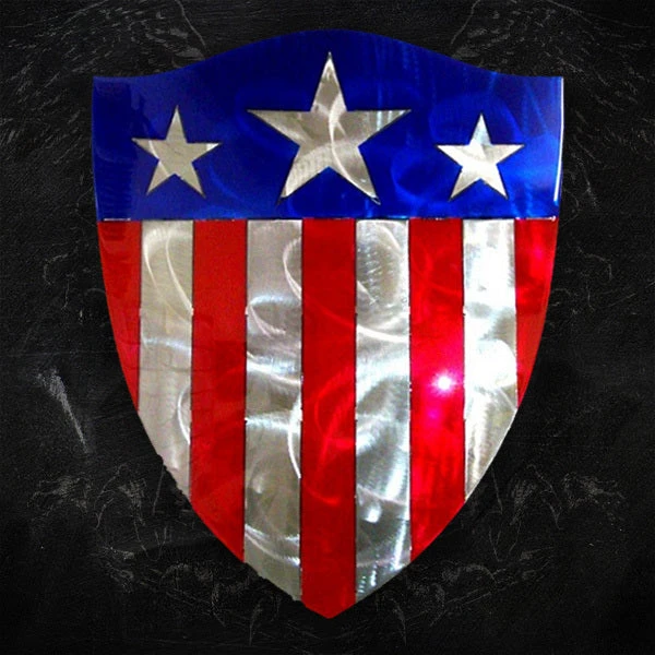 AMD Signs American Liquid Metal - American Shield Sign 4 AMD Signs American Liquid Metal - American Shield Sign