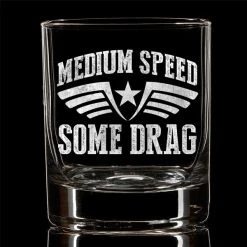 Ohio Medium Speed Whiskey Glass Whisky & Bad Decisions