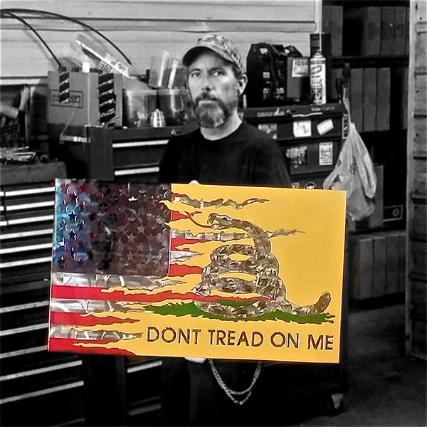 AMD American Liquid Metal - Gadsden Transformation Sign, Large Signs 3 AMD American Liquid Metal - Gadsden Transformation Sign, Large Signs