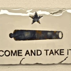 AMD American Liquid Metal - Come And Take It Flag Sign Signs