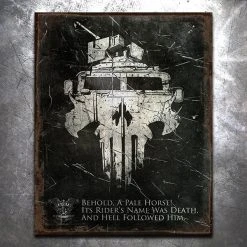 PTS His Name Is Death Vintage Tin Sign