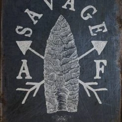 PTS Savage AF Vintage Tin Sign Signs