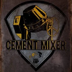 PTS Cement Mixer Wrestling Vintage Tin Sign Wrestling And Jiu Jitsu