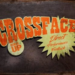 PTS Crossface Wrestling Vintage Tin Sign