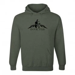 Ohio Men Invictus BJJ Custom Green Hoodie
