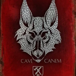 PTS Cave Canem Vintage Tin Sign Signs