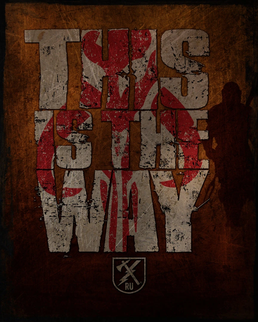 PTS Signs This Is The Way Vintage Tin Sign 3 PTS Signs This Is The Way Vintage Tin Sign