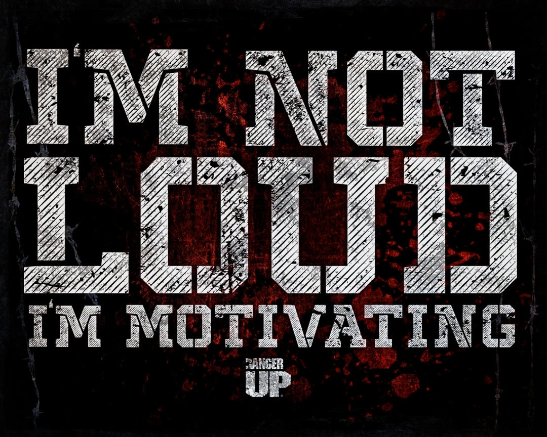 PTS I'm Not Loud Vintage Tin Sign 3 PTS I'm Not Loud Vintage Tin Sign