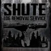 PTS Signs Shute Log Removal Vintage Tin Sign 1 PTS Signs Shute Log Removal Vintage Tin Sign