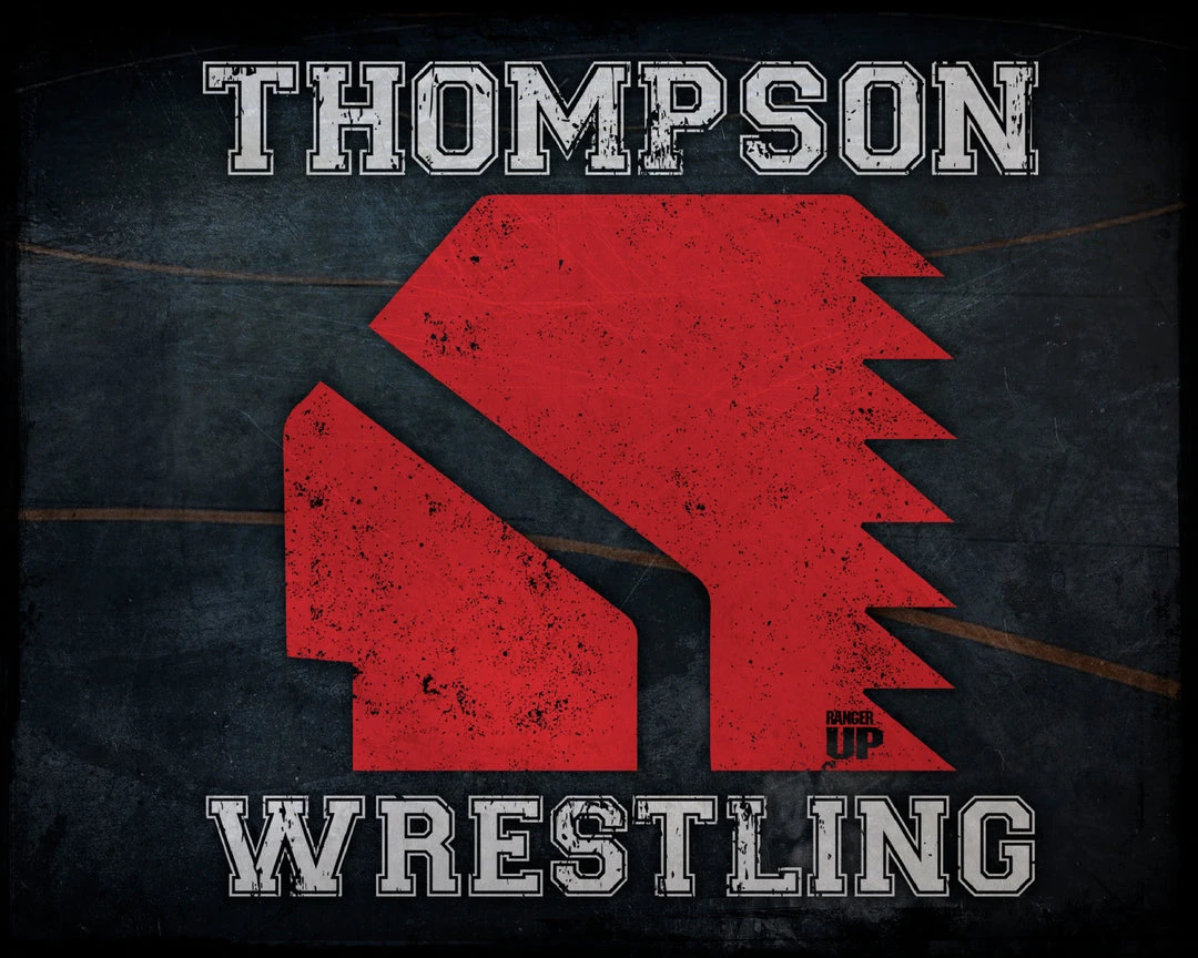 PTS Thompson Wrestling Vintage Tin Sign Signs 3 PTS Thompson Wrestling Vintage Tin Sign Signs