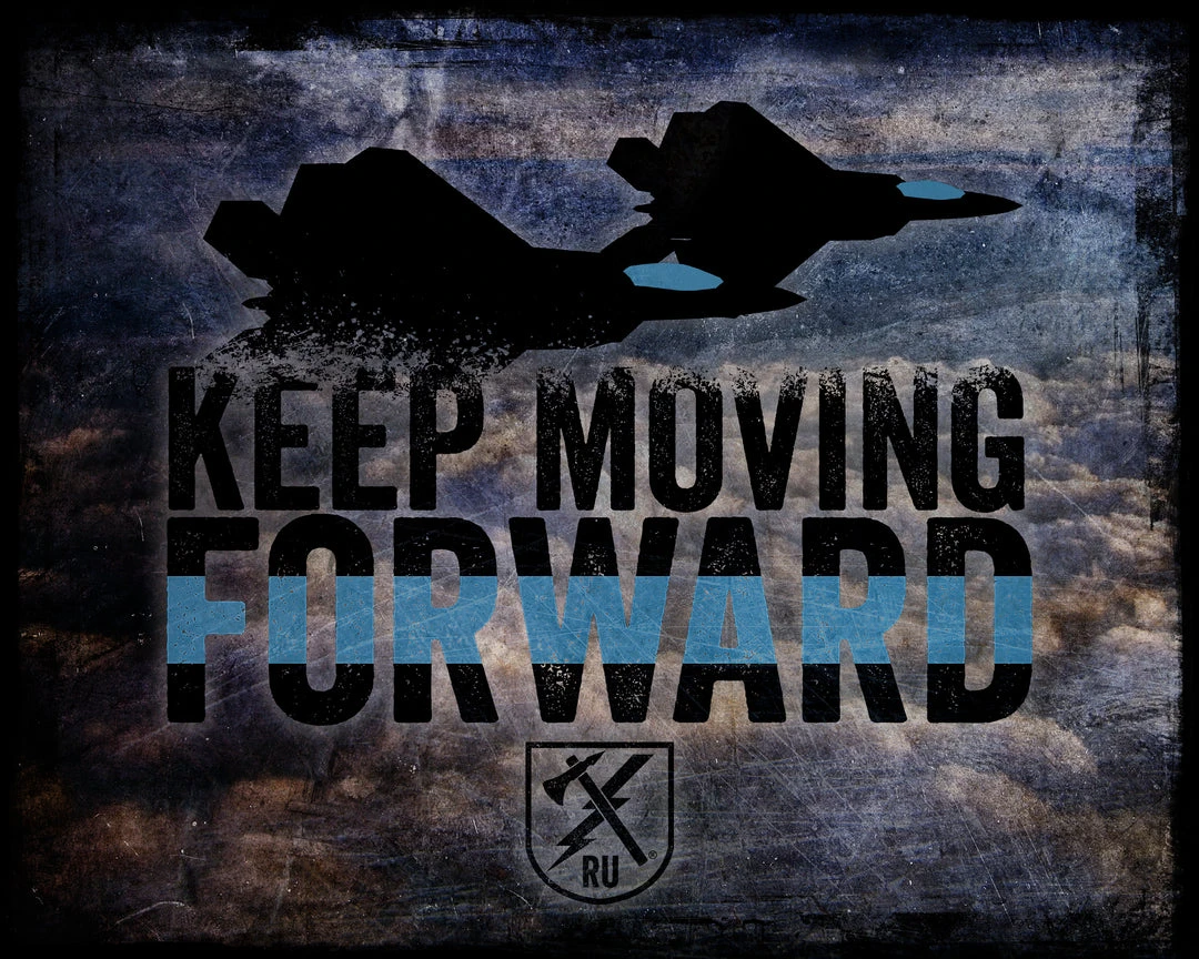 PTS Signs Keep Moving Forward Air Force Vintage Tin Sign 3 PTS Signs Keep Moving Forward Air Force Vintage Tin Sign