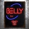 PTS Neon Belly Jiu Jitsu Vintage Tin Sign Wrestling And Jiu Jitsu