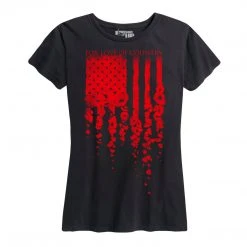 Ohio Women's Poppy Flag Tee