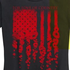 Ohio Women's Poppy Flag Tee