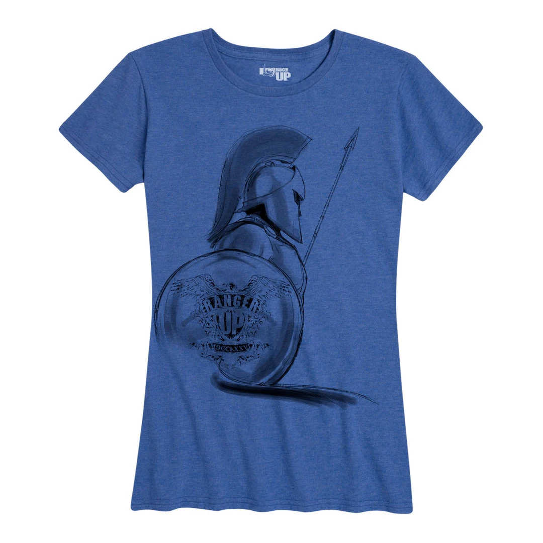 Ohio Women's Blue Spartan Tee 3 Ohio Women's Blue Spartan Tee