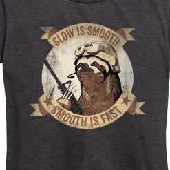 Ohio Women's Slow Is Smooth Sloth Tee