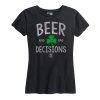Ohio Women's Beer & Bad Decisions Shamrock Tee Whisky & Bad Decisions