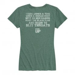 Ohio Women's Hoist The Black Flag Tee Green Star Spangled Summer