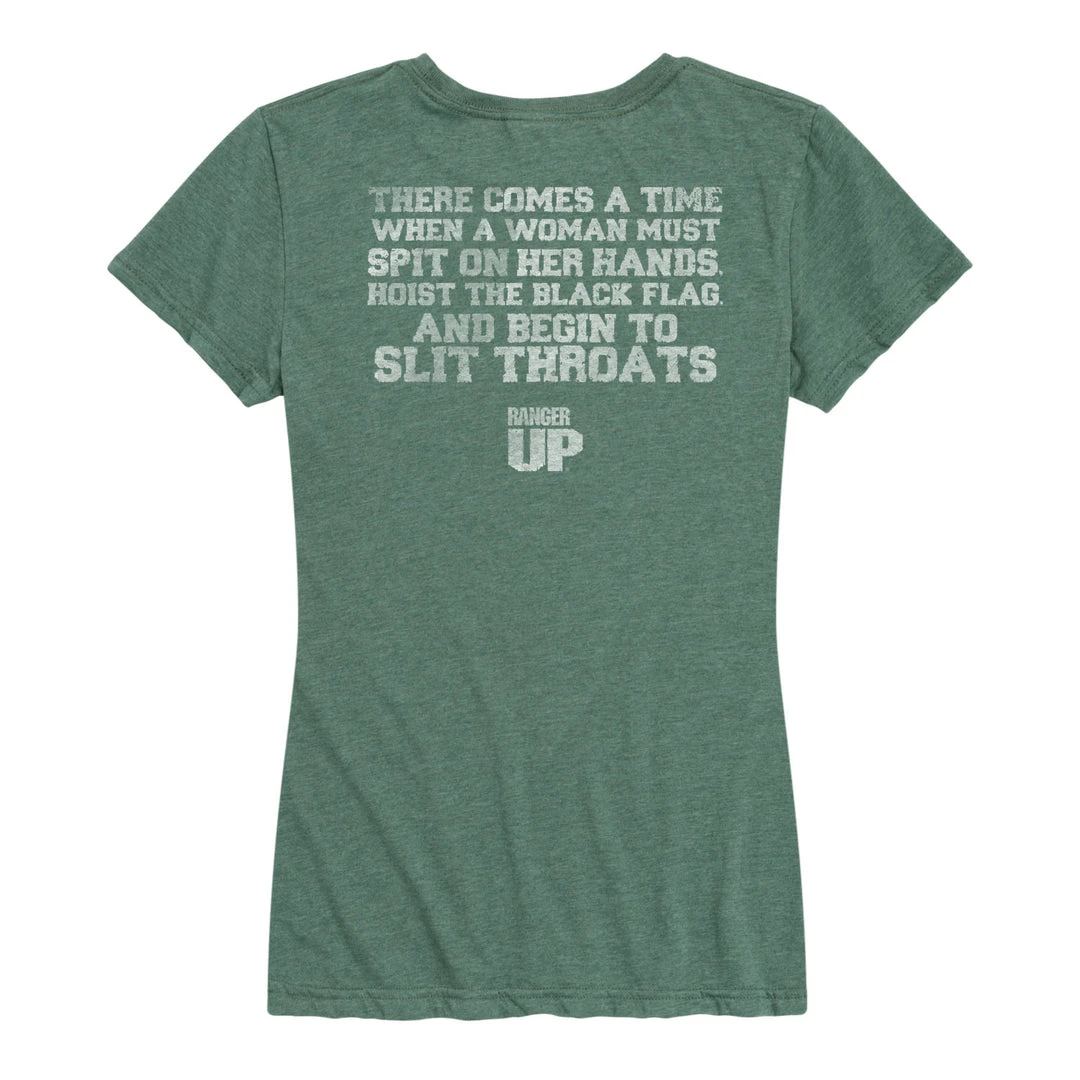 Ohio Women's Hoist The Black Flag Tee Green Star Spangled Summer 4 Ohio Women's Hoist The Black Flag Tee Green Star Spangled Summer