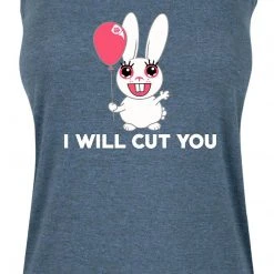 Ohio Star Spangled Summer Women's I Will Cut You Tank Blue