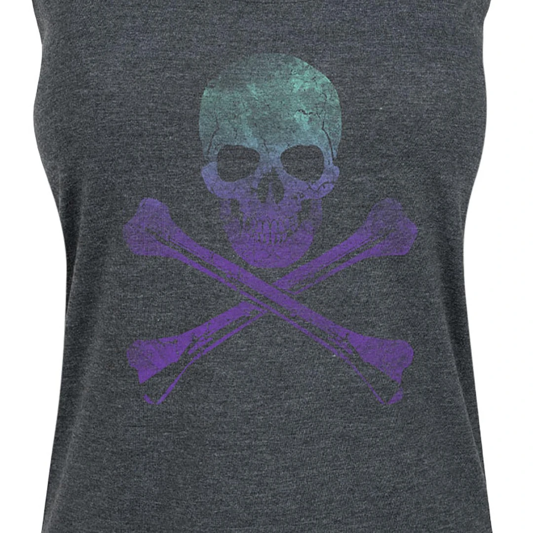 Ohio Star Spangled Summer Women's Hoist The Black Flag Tank Dark Gray 5 Ohio Star Spangled Summer Women's Hoist The Black Flag Tank Dark Gray