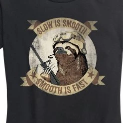 Ohio Women's Slow Is Smooth Tee Black