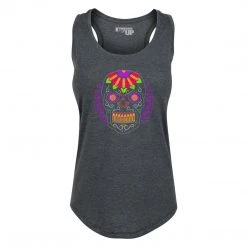 Ohio Women's Purple Sugar Skull Tank