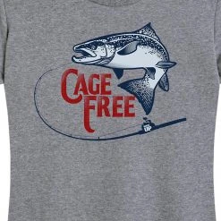 Ohio Women's Cage Free Salmon Tee