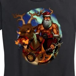 Ohio Christmas Women's Santus Barbarias Father Of The Northern Elves Tee