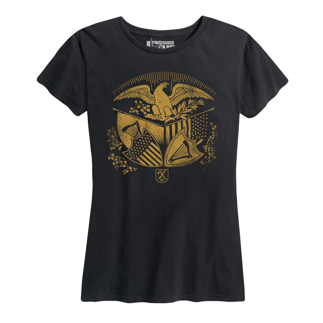 Ohio Women's Harp And Eagle Tee 3 Ohio Women's Harp And Eagle Tee