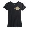 Ohio Women's Darby Project Black And Tan Tee