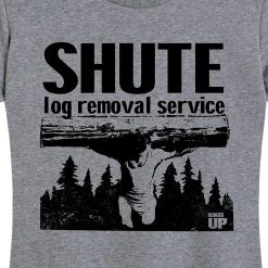 Ohio Women's Shute Log Removal Service Tee Wrestling And Jiu Jitsu