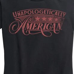 Ohio Women's Unapologetically American Washout Red Tee