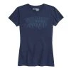 Ohio Women's Unapologetically American Washout Navy Tee