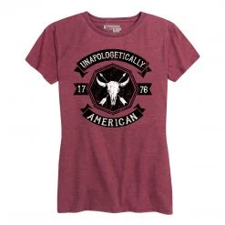 Ohio Women's Unapologetically American Bison Tee
