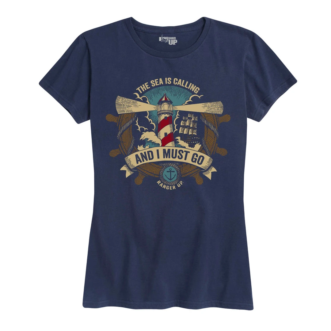 Ohio Women's The Sea Is Calling Tee 3 Ohio Women's The Sea Is Calling Tee