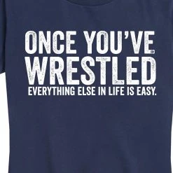 Ohio Wrestling And Jiu Jitsu Women's Once You Wrestle Tee