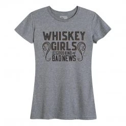 Ohio Women's Whiskey Girls Tee Whisky & Bad Decisions