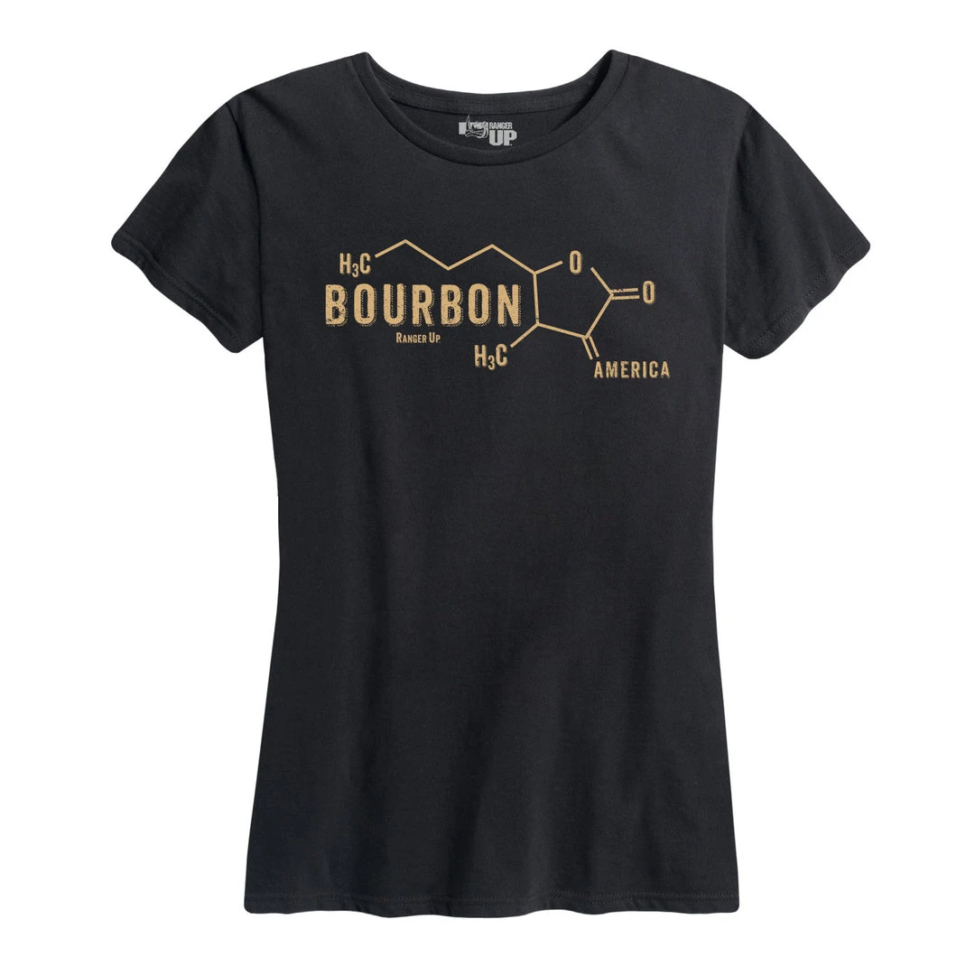 Ohio Whisky & Bad Decisions Women's Bourbon Molecule Tee 3 Ohio Whisky & Bad Decisions Women's Bourbon Molecule Tee