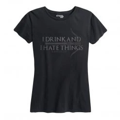 Ohio Women's I Drink And I Hate Things Tee