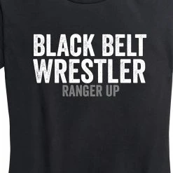 Ohio Women's Black Belt Wrestler Tee Statement T-Shirts