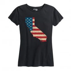 Ohio Women's U.S. Flag California Tee